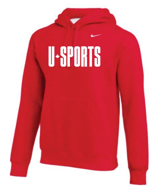 Red nike best sale pullover hoodie