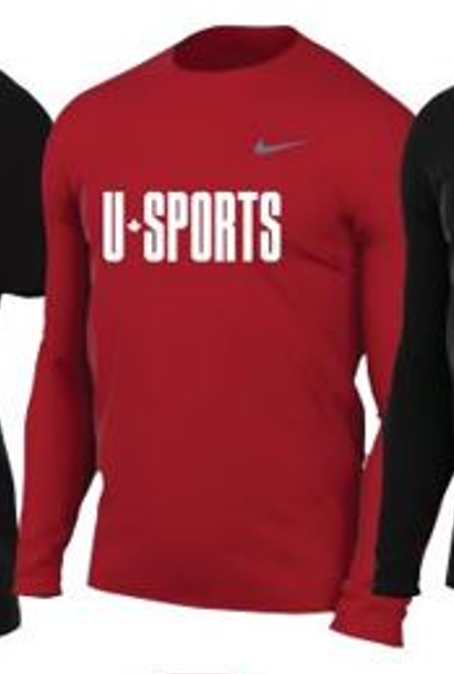 U SPORTS Team Nike L S T Shirt Red Men