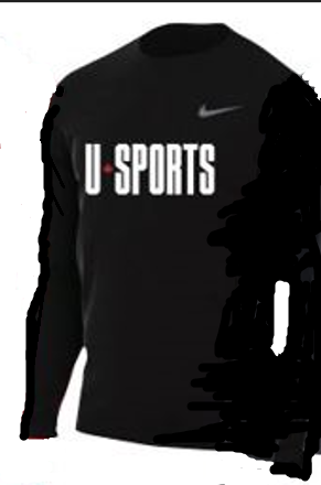 U SPORTS Team Nike L/S T-Shirt (Black - Men)