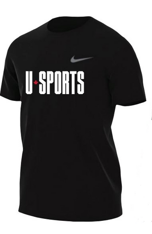 U SPORTS Team Nike S/S T-Shirt (Black - Men)