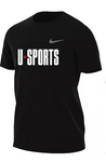 U SPORTS Team Nike S/S T-Shirt (Black - Women)