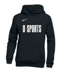 U SPORTS Team Nike Fleece Hoodie (Black - Unisex)