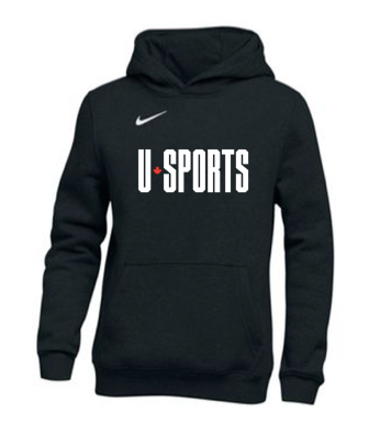 U SPORTS Team Nike Fleece Hoodie (Black - Men)