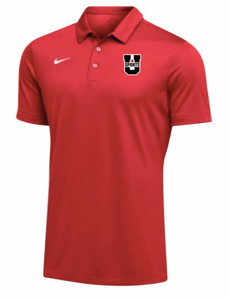 U SPORTS Team Nike S/S Polo  (Red - Men)